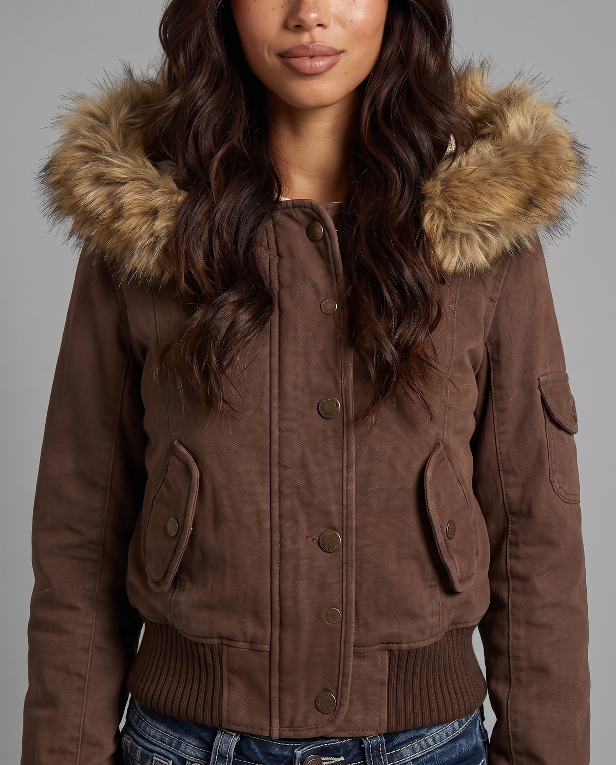 Brown front