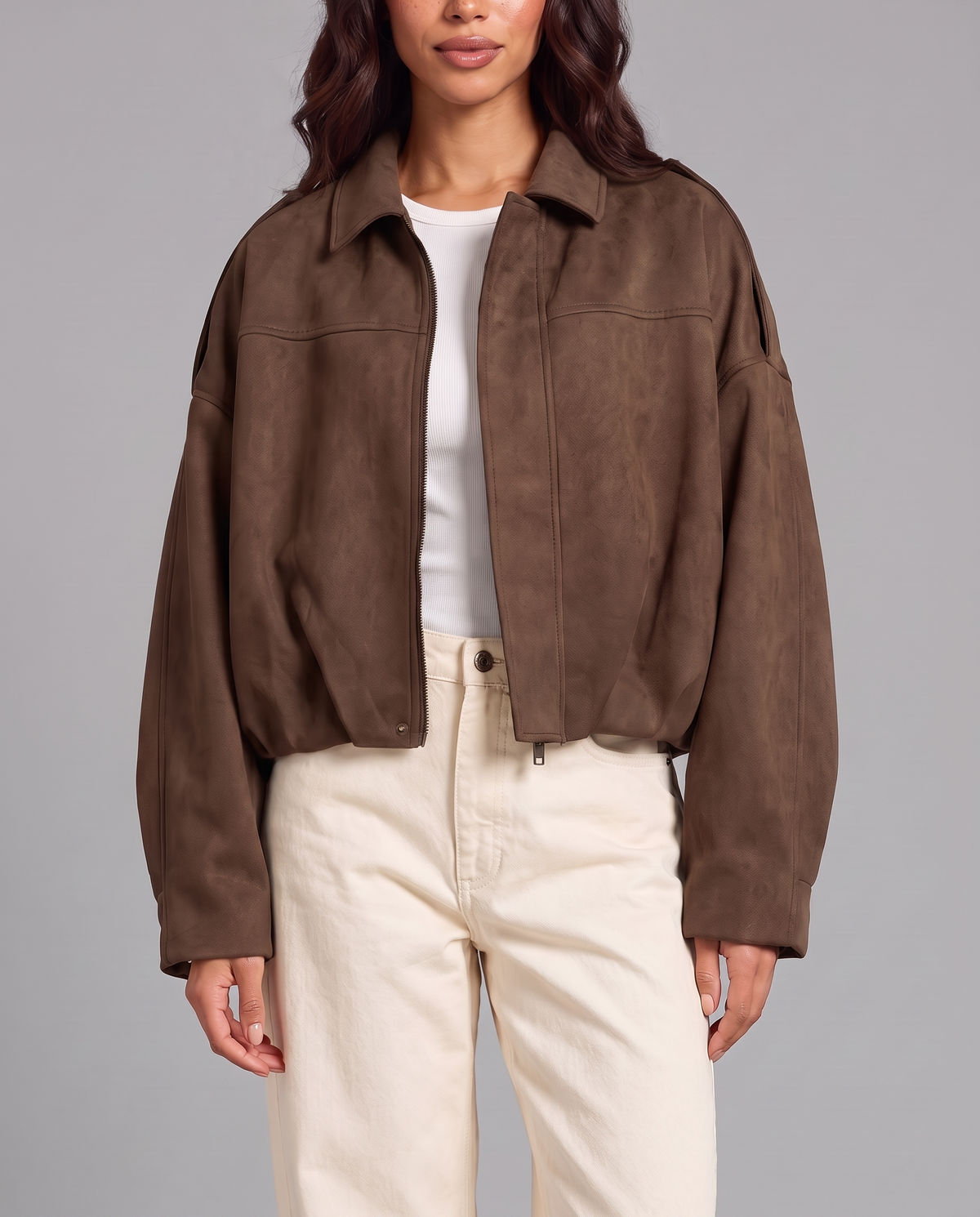 Brown front